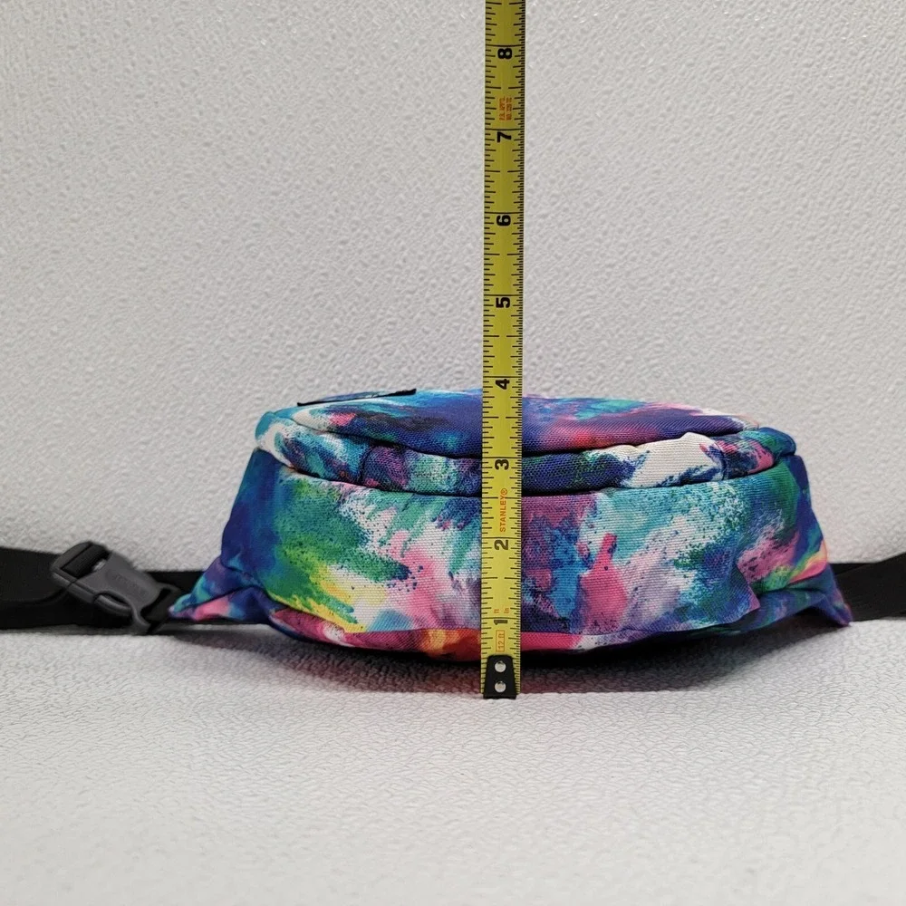 JanSport Tie Dye Fanny Pack Waist Pouch Hip Purse Belt Bag Retro Colorful!